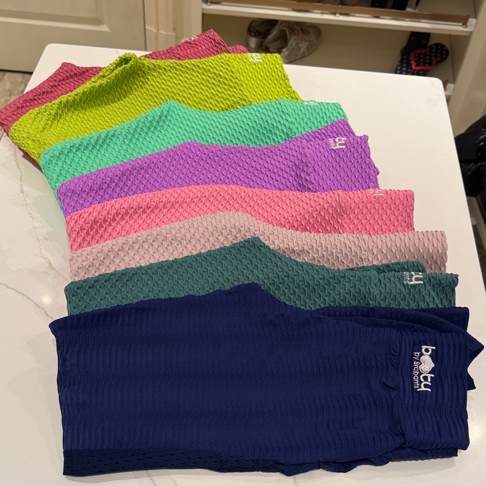 Booty by Brabants Colorful Textured Leggings